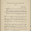 The love that I lost when a boy