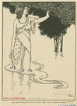 She had stepped down into the cool clear water.