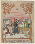Fire Eater gives Pinocchio five gold pieces for his father Geppetto; but the marionette meets a fox and a cat and follows them.