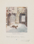 Simpkin in the snow.