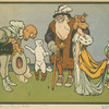 Puss in boots introduces his master to the king and his daughter
