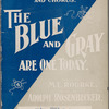 The blue and gray are one today