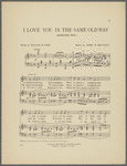I love you in the same old way ("Darling Sue")