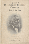 A memento of the Emancipation Proclamation Exposition of the State of New York
