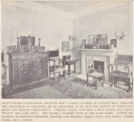 Man's studio living-room, showing how a large number of objects may, through the principles of grouping, be so arranged as to give the effect of simplicity, quiet and dignity throughout