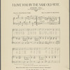 I love you in the same old way ("Darling Sue")
