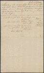 Letter and account. February 18, 1772