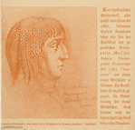 Napoleon Bonaparte von einem seiner Mitschüler in Vrienne gezeichnet. Versailles