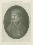 Bonaparte. A fragment from a large composition arranged and engraved by J. B. Louvin. "Napoleon Buonaparte." Napoleon Buonaparte. A side view of the bust by Ceracchi, June 1 1801