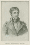 Napoléon as lieutenant of artillery