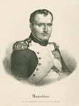 As emperor in uniform: half- and three-quarter-length