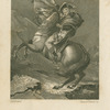Crossing the Alps, after painting by Jacques-Louis David, 1800-1801