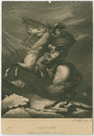 Crossing the Alps, after painting by Jacques-Louis David, 1800-1801