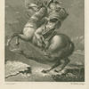 Crossing the Alps, after painting by Jacques-Louis David, 1800-1801