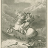 Crossing the Alps, after painting by Jacques-Louis David, 1800-1801
