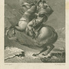 Crossing the Alps, after painting by Jacques-Louis David, 1800-1801