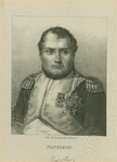 Napoleon in his study, after painting by Jacques-Louis David
