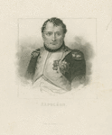 Napoleon in his study, after painting by Jacques-Louis David