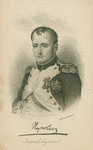 Napoleon in his study, after painting by Jacques-Louis David
