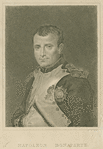 Napoleon in his study, after painting by Jacques-Louis David