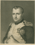 Napoleon in his study, after painting by Jacques-Louis David