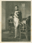 Napoleon in his study, after painting by Jacques-Louis David