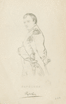 Napoleon I, after painting by Paul Delaroche, ca. 1807