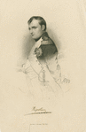 Napoleon I, after painting by Paul Delaroche, ca. 1807