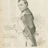 Napoleon I, after painting by Paul Delaroche, ca. 1807