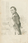 Napoleon I, after painting by Paul Delaroche, ca. 1807