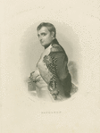 Napoleon I, after painting by Paul Delaroche, ca. 1807