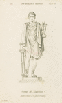 Sculpture: as Roman emperor