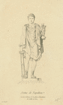 Sculpture: as Roman emperor