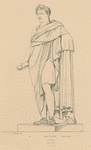 Sculpture: as Roman emperor
