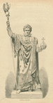 Sculpture: as Roman emperor
