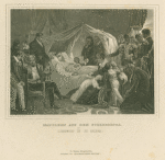 Napoleon auf dem sterbebette zu (Longwood in St. Helena)