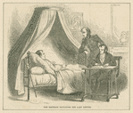 The emperor dictating his last letter