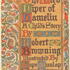 Title Page The Pied Piper of Hamelin, A Child's Story.