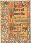 Title Page The Pied Piper of Hamelin, A Child's Story.