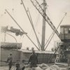 U. S. Transport unloading trucks