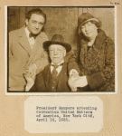 President Gompers at convention of United Hatters of America, New York City, April 16, 1923