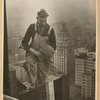 San Francisco iron worker kneeling at time of Samuel Gompers' funeral