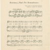 Rosemary - that's for remembrance