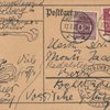 Postcard #1 from Else Lasker-Schueler to Artur Michel