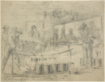 The kitchen of Fremont Dragoons, fairgrounds, Tipton, Md. Oct. 13, 1861