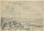 View from the top of Pilot Knob. The advance of the army. . .