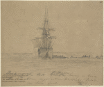 Wreck of the bark Voltigeur having on board the 11th Conn. Regiments in Hatteras Inlet; no lives lost