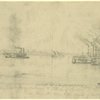Gen. Buell's army crossing to Pittsburg Landing, April 6, 1862