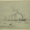 Farragut's fleet ascending the Mississippi, April 17th, 1862