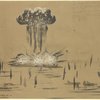 The Louisiana floating battery blown up by the rebels. Explosion of the rebel floating battery during Farragut's passing of the Mississippi forts. April 28th, 1862